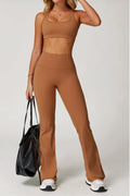 Nude Feel Casual Flared Pants Wide Leg Slimming Women - Other