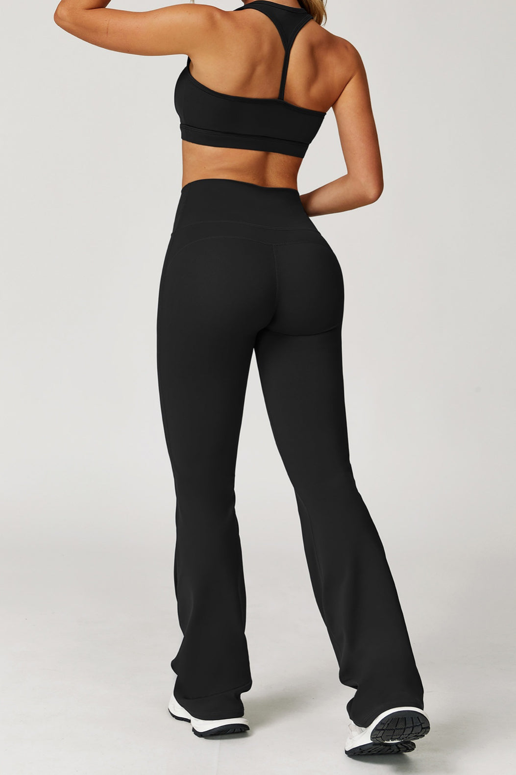 Nude Feel Casual Flared Pants Wide Leg Slimming Women - Other