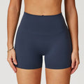 Nude Feel Yoga Shorts For Women High-waist Quick-drying Tight - Blue Gray / L - Other