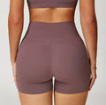 Nude Feel Yoga Shorts For Women High-waist Quick-drying Tight - Other
