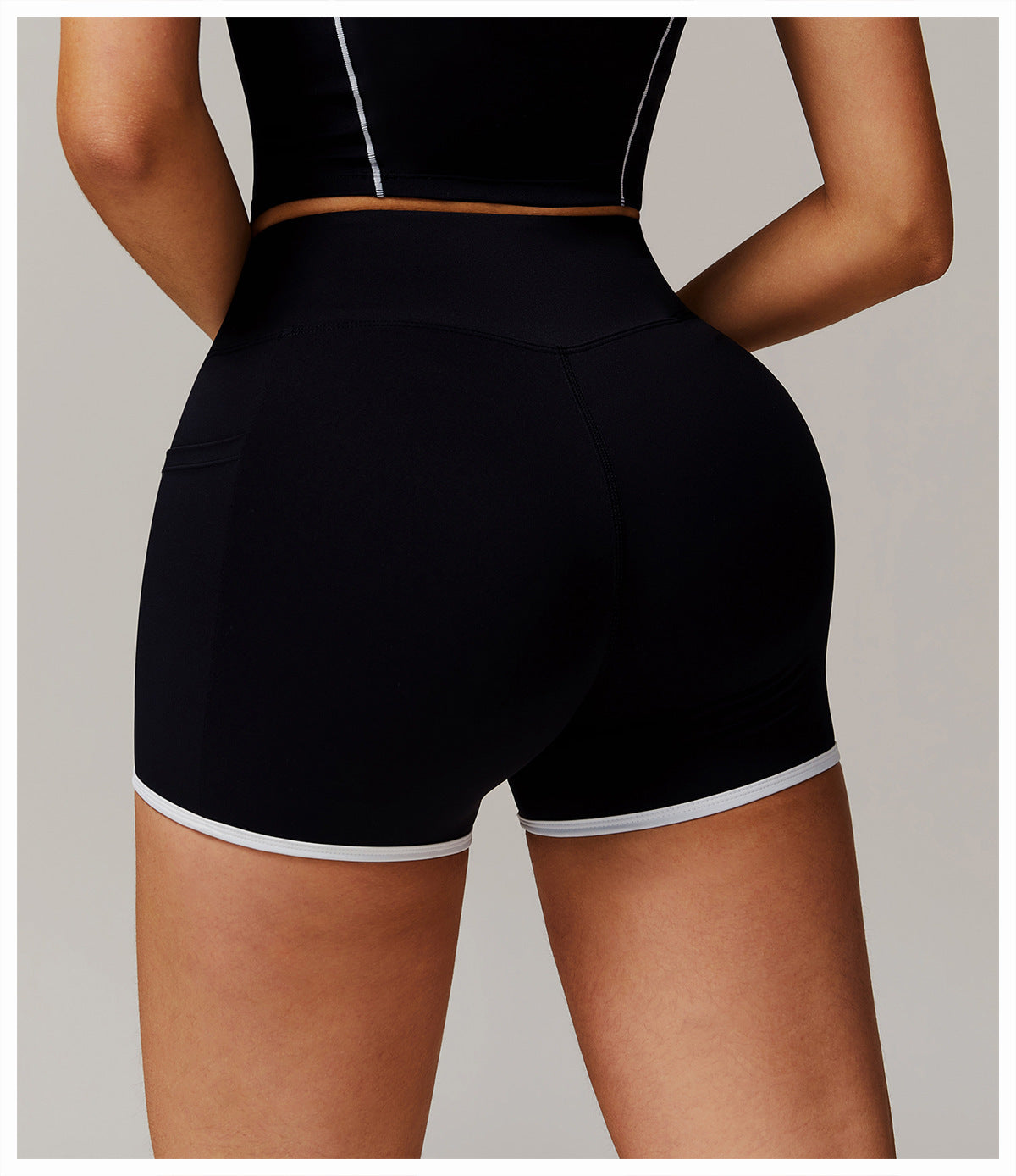 Nude Feel Yoga Shorts High Waist Sports And Fitness - Other