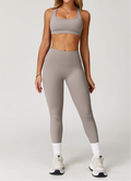 Nude Feel Yoga Trousers High Waist Hip Lift Slim Skinny Pants Women - Other