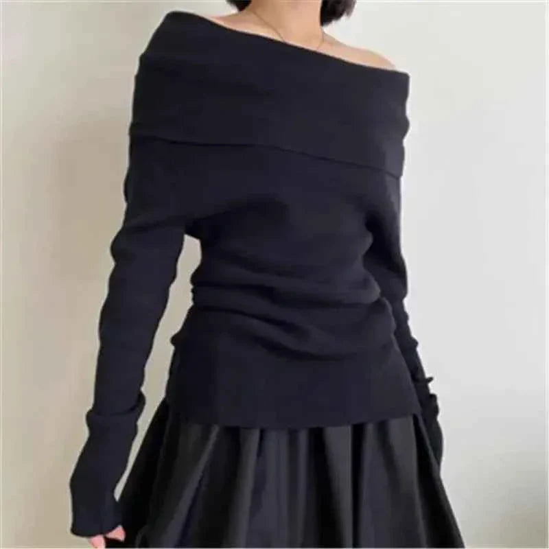 Off Shoulder Women Sweater