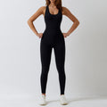 One-Piece Seamless Yoga Suit Dance Belly Tightening Fitness Workout Set