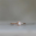 Opal Vintage Court Style Sterling Silver Ring - electronic accessories