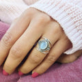 Oval Fashion Simple Personalized Stone Ring - electronic accessories