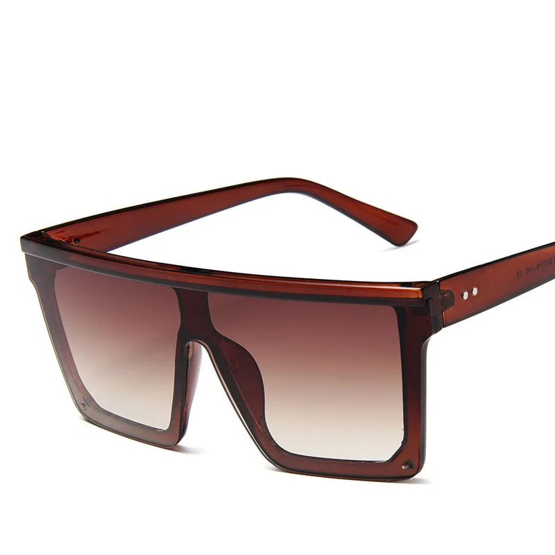 Oversized Square Sunglasses Women - TeaDoubleTea / Free cloth