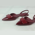 Patent Leather Women Flat Sandals