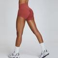Peach Hip Raise Yoga Shorts For Women High Waist - Other