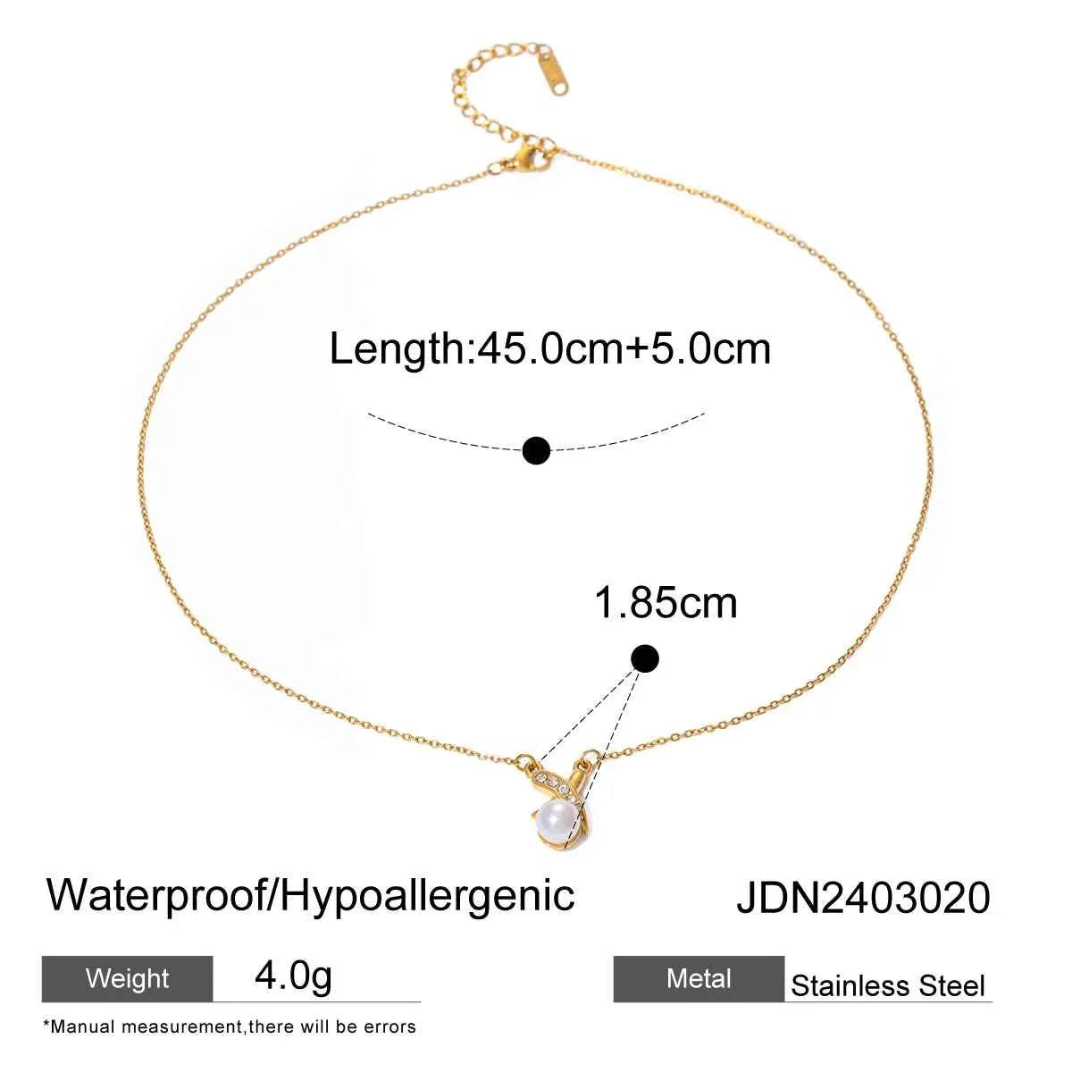 Pearl Necklace Pearl Pendant Handmade