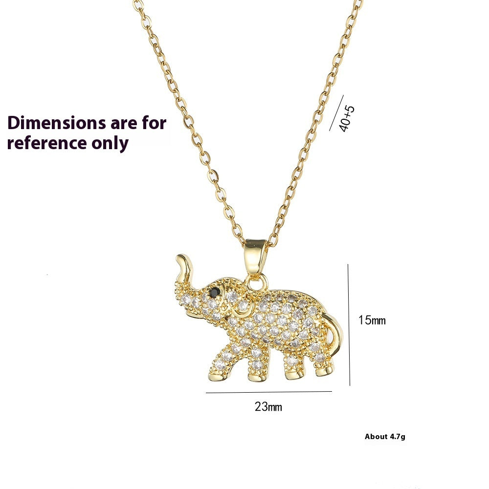 Personalized Fashion Zircon Animal Necklace - electronic accessories