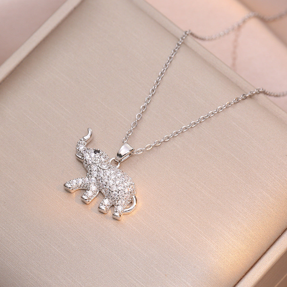 Personalized Fashion Zircon Animal Necklace - X3224 Rigid Color - electronic accessories