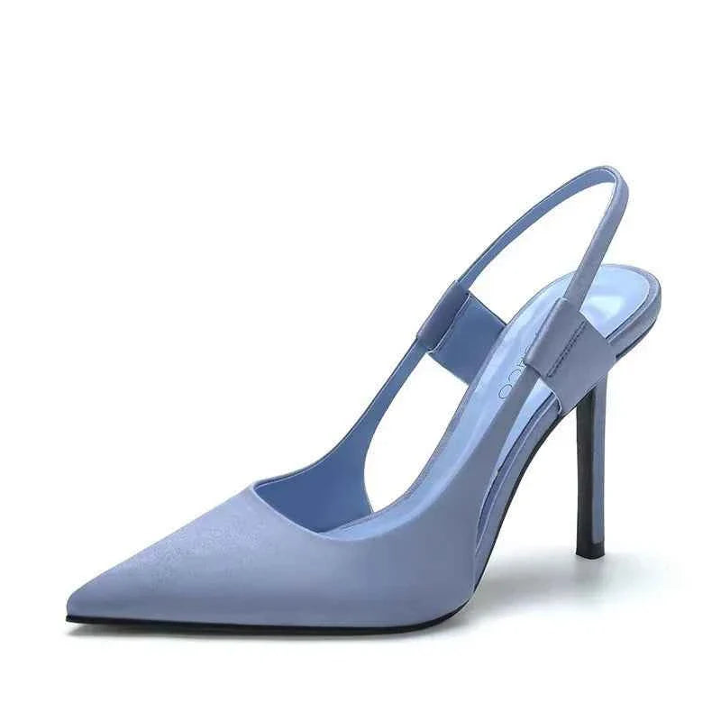 Pink Pointed High Heels Women's