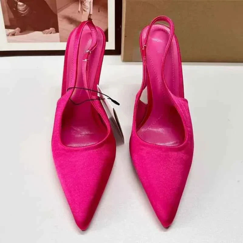Pink Women High Heels Shoes