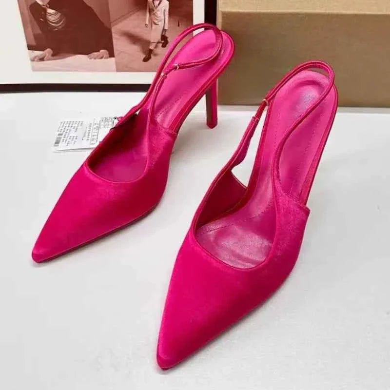Pink Women High Heels Shoes
