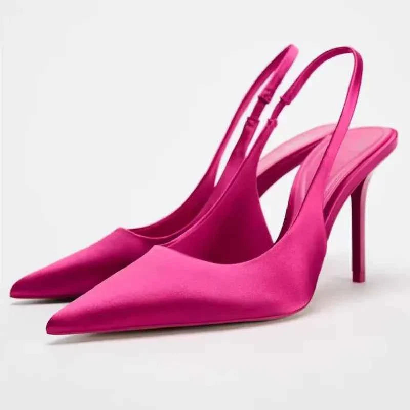 Pink Women High Heels Shoes