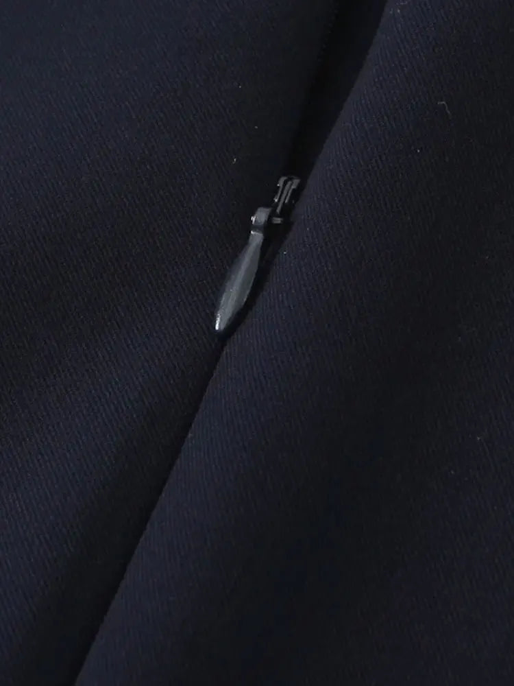 Pleated Mini Dress with Side Loops for Women Halter Neck Back - Other