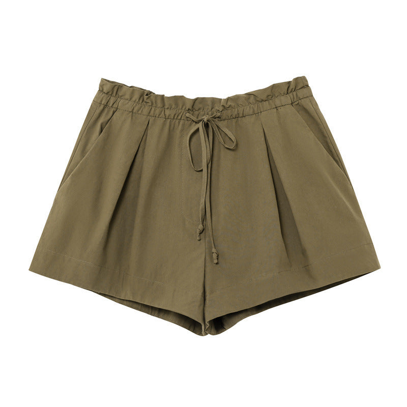 Pocket Decoration Short Shirt Leisure Skirt - Pants / L - Other