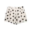 Polka Dot Hanging Collar Top Pleated Decorative Casual Shorts - Other