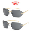 Polygon Square Sunglasses Women - 2pcs z01