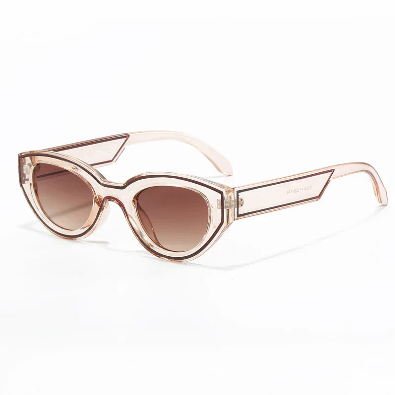 Polygon Women Sunglasses Vintage - champagne