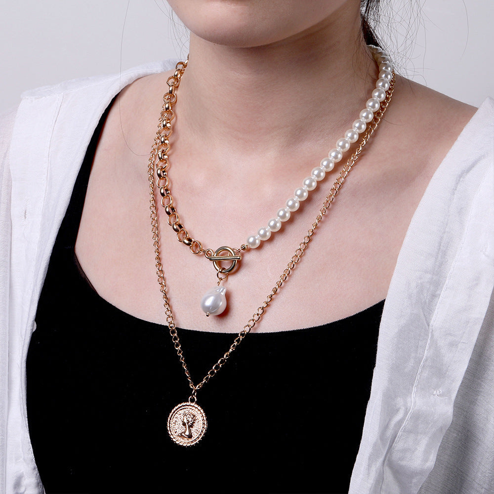 Popular Retro Simple Double-layer Pearl - HS0074 1 - electronic accessories