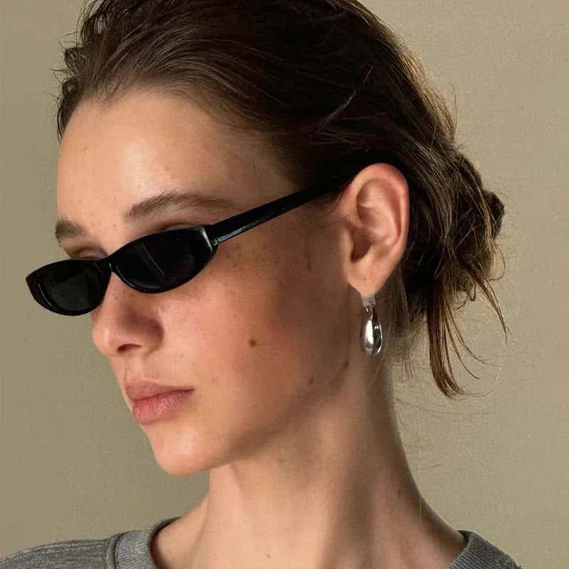 Popular Small Narrow Cat Eye Sunglasses Women