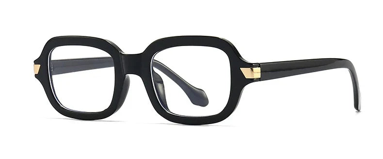 Popular Small Square Women’s Sunglasses - Black / picture color