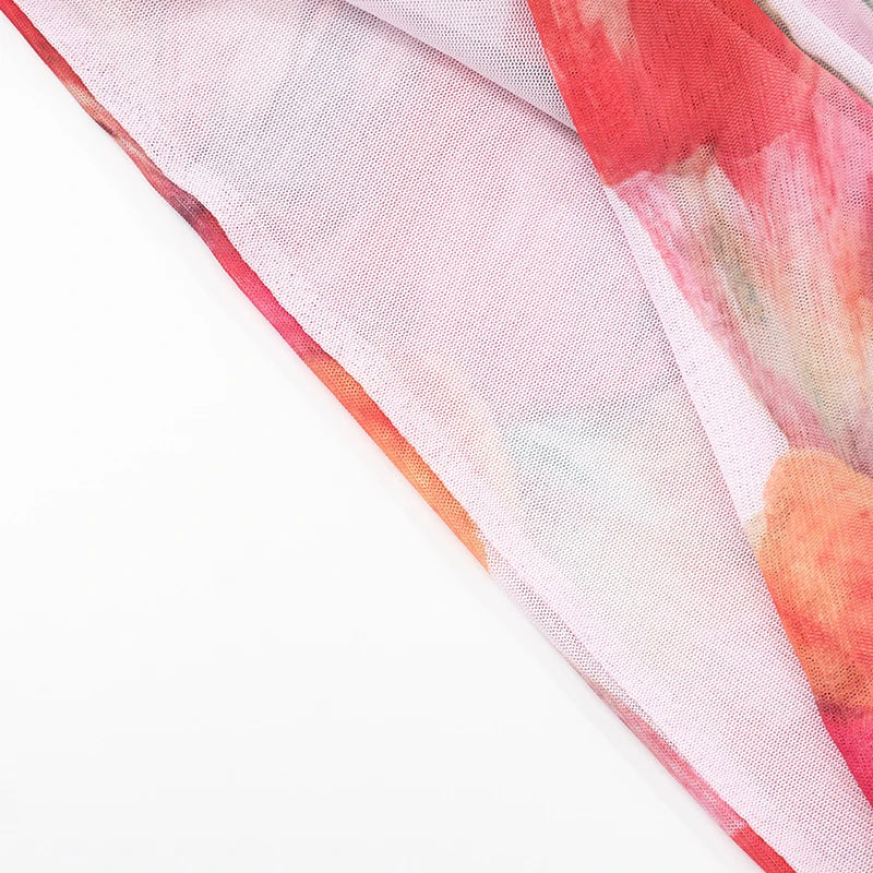 Printing Strapless Thin Tank Top