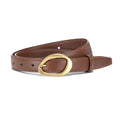 Pu Leather Belt - Brown-110cm