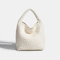 PU Small size Hand-woven Bucket Bag High Quality