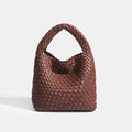 PU Small size Hand-woven Bucket Bag High Quality