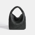 PU Small size Hand-woven Bucket Bag High Quality