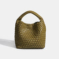 PU Small size Hand-woven Bucket Bag High Quality