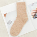 Pure Color Warm Winter Socks - sock 8 / Foot length 21-25cm