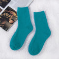 Pure Color Warm Winter Socks - sock 19 / Foot length 21-25cm