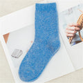 Pure Color Warm Winter Socks - sock 21 / Foot length 21-25cm