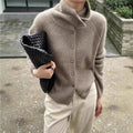 Pure Wool Sweater Women’s Thickened Knitting Coat Autumn And Winter - Other
