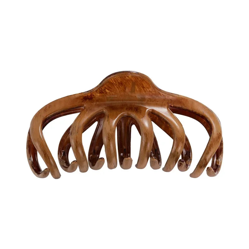 Raw Wood Color Texture Hair Claw