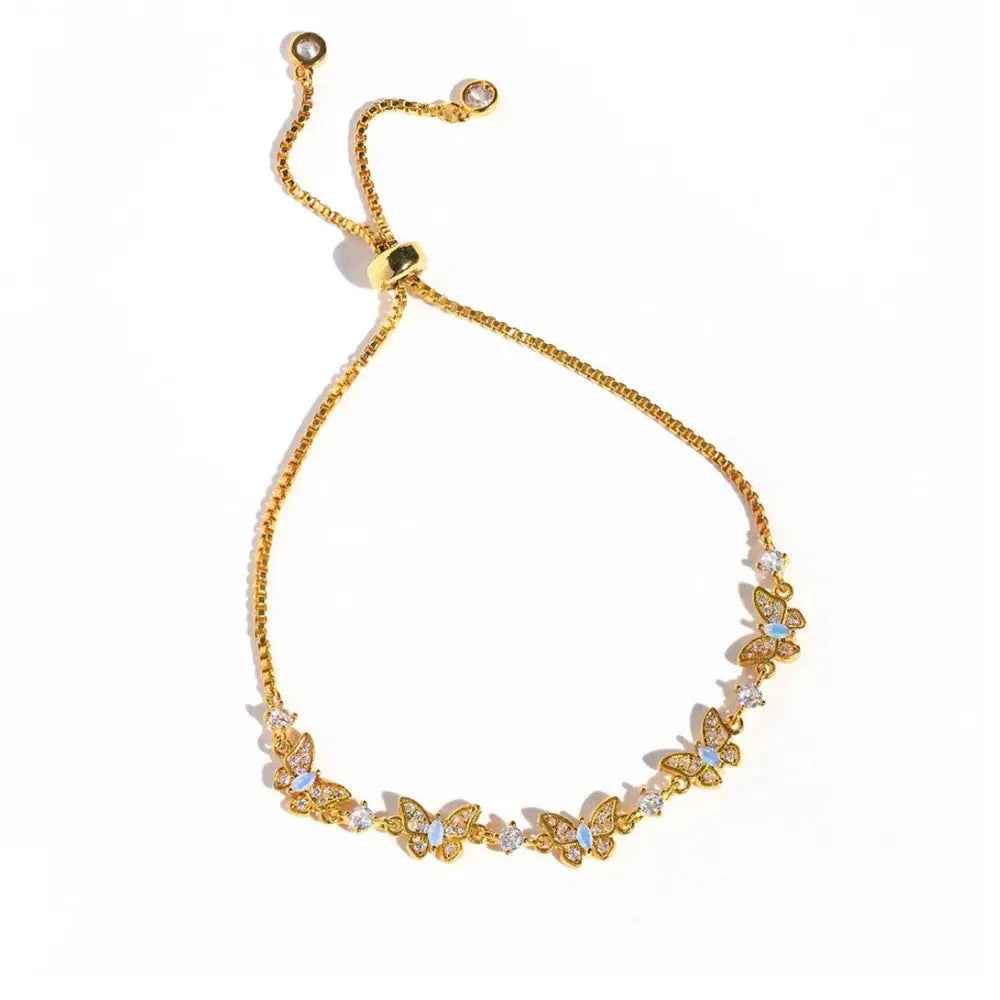 Real Gold Plating Adjustable Pull Bracelet For Women - electronic accessories