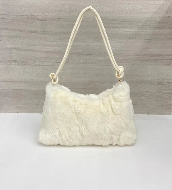 Real Mink Fur Bag Shoulder - 1