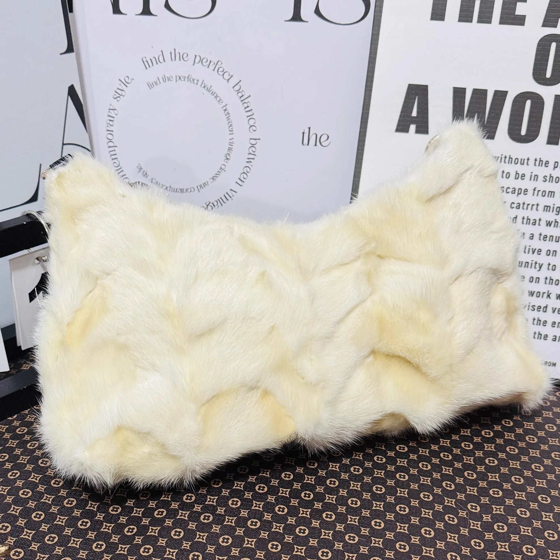 Real Mink Fur Bag Shoulder - 19