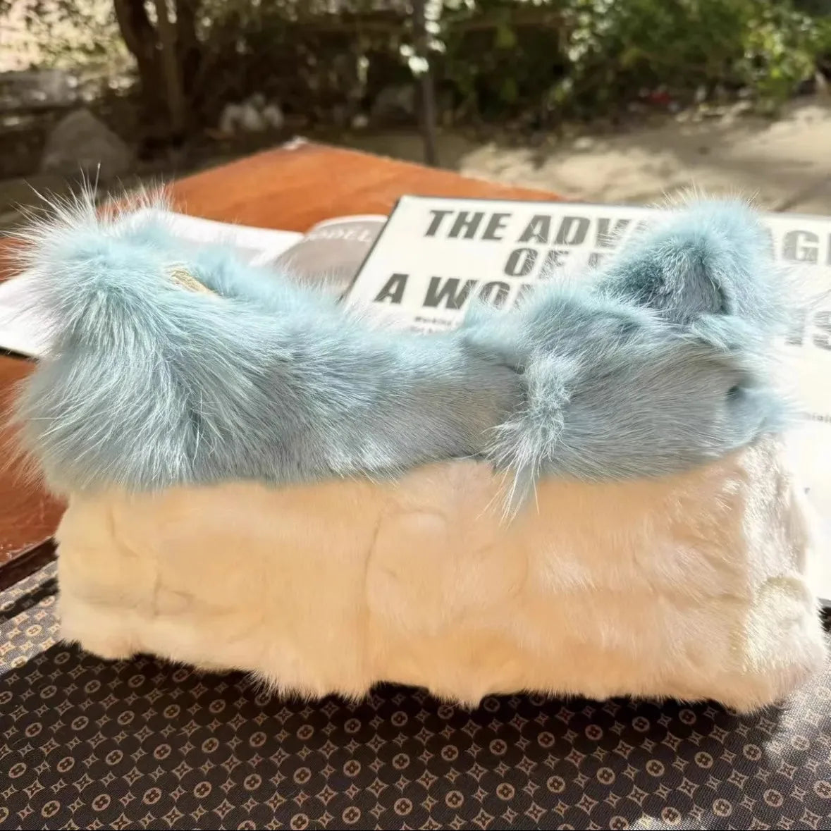 Real Mink Fur Bag Shoulder - 21