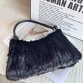 Real Mink Fur Bag Shoulder - 41