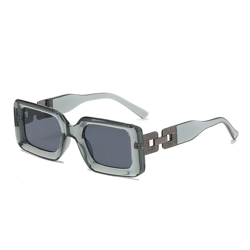 Rectangle Sunglasses Women Square Sun Glasses - B / 1PC