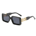 Rectangle Sunglasses Women Square Sun Glasses - A / 1PC