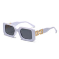 Rectangle Sunglasses Women Square Sun Glasses - C / 1PC