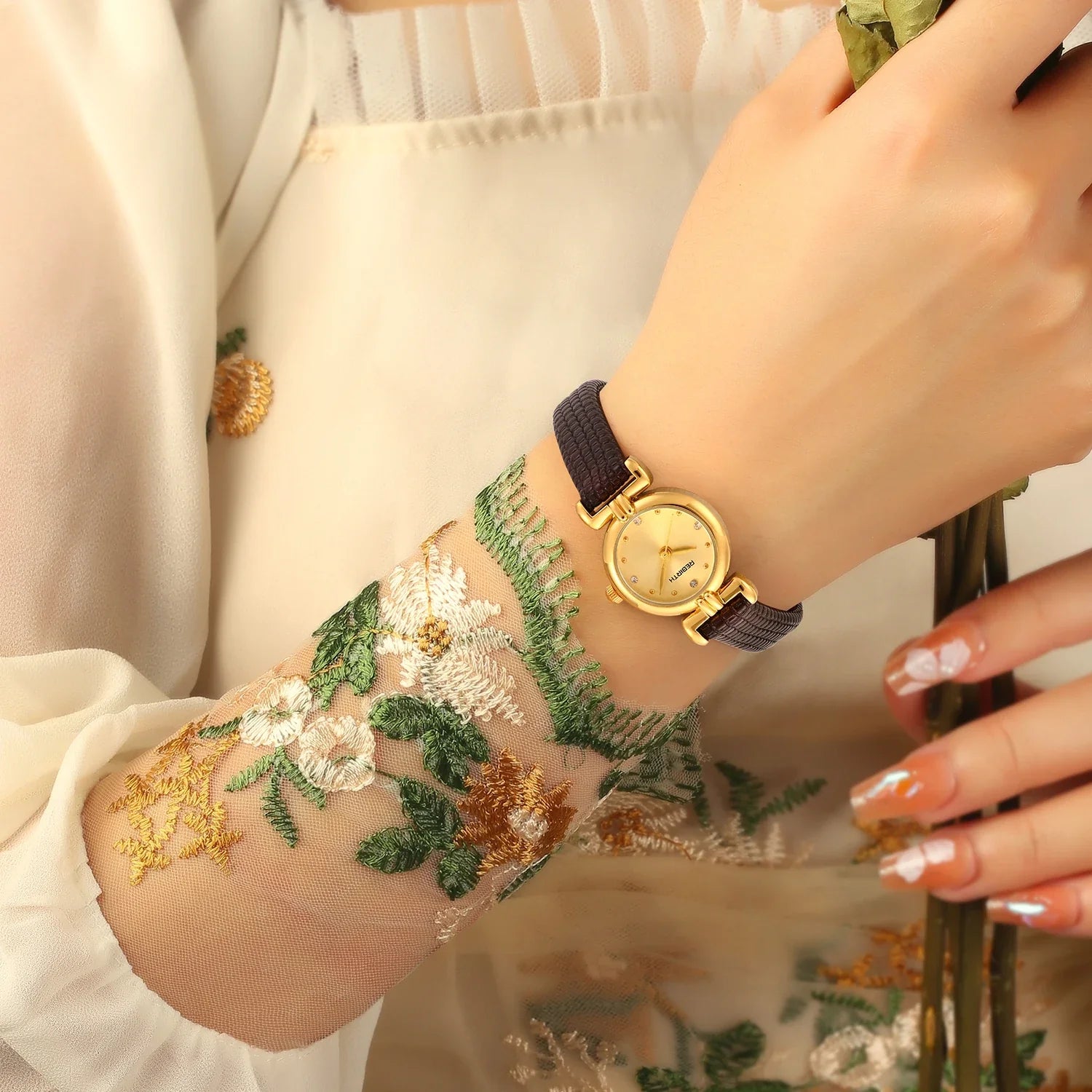 Retro Casual Simple Versatile Quartz Watch - Gold