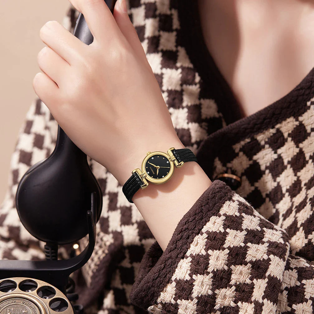 Retro Casual Simple Versatile Quartz Watch - Gold
