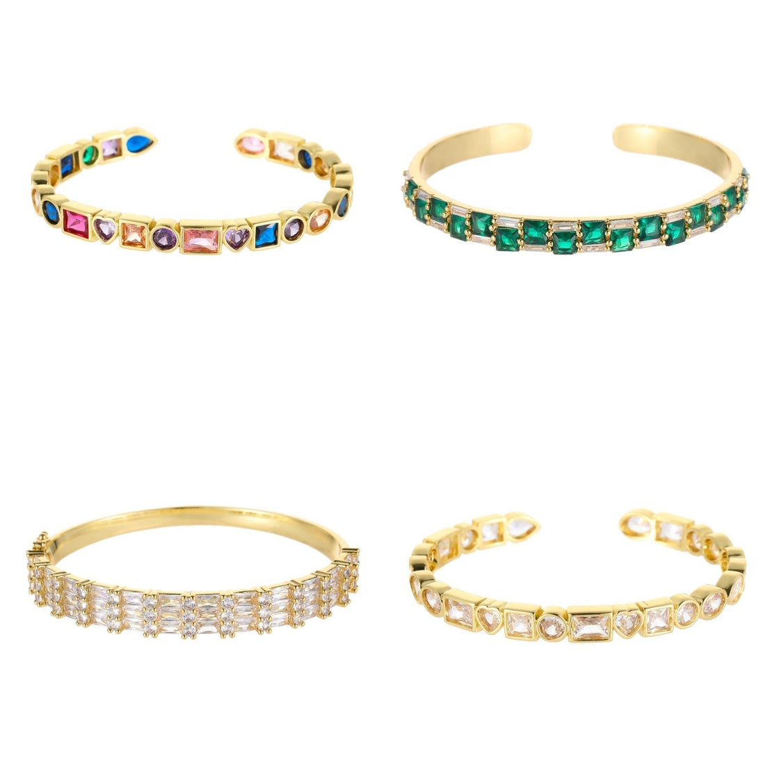 Retro Color Zirconium Ladies’ Bracelet - electronic accessories